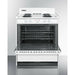 Summit Ranges Summit 30" Wide Electric Coil Top Range with 4 Coil Elements, 3.7 cu. ft. Total Oven Capacity, Storage Drawer, ADA Compliant - WEM210