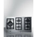 Summit 34 in. Wide 5-Burner Gas Cooktop in Stainless Steel - GCJ536SS