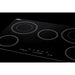 Summit 36 in. Wide 208-240V 5-Burner Radiant Cooktop with 5 Elements, Hot Surface Indicator, ADA Compliant, ETL Safety Listed, Child Lock, Residual Heat Indicator Light, Digital Touch Controls, EuroKera Glass Surface - CR5B36T