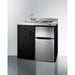 Summit 36 in. Wide All-In-One Kitchenette, 3.2 Cubic Feet cu. ft. with Mini Fridge - CK36EL