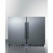 Summit Refrigerators Summit 36" Stainless Steel Built-in Side-by-Side 5.8 cu.ft. Refrigerator-freezer, ADA Compliant - FFRF36
