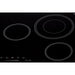 Summit Cooktops Summit 36" Wide 208-240V 5-Burner Radiant Cooktop with 5 Elements, Hot Surface Indicator, ADA Compliant, ETL Safety Listed, Child Lock, Residual Heat Indicator Light, Digital Touch Controls, EuroKera Glass Surface - CR5B36T