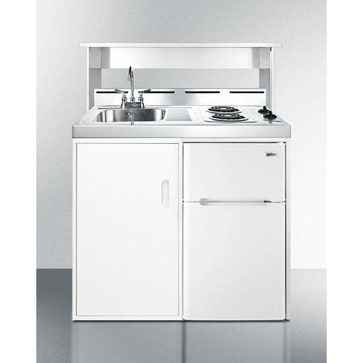 Summit 39 in. Wide All-In-One Kitchenette, Apartment Friendly 2.93 Cubic Feet cu. ft. Mini - C39EL