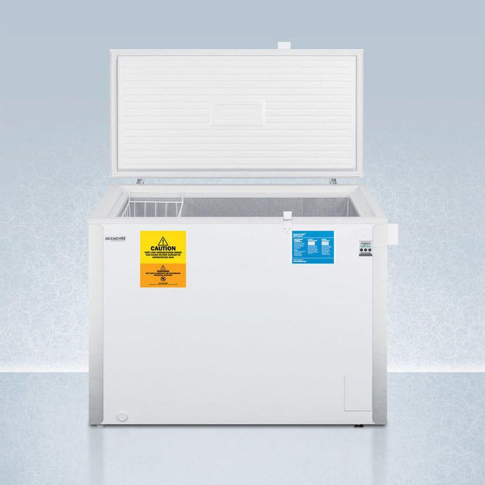 Summit 46 In. Chest Freezer 9 Cu.Ft. with Manual Defrost, Capable of -30 Degrees C Operation, Alarm, Temperature Display - VT85