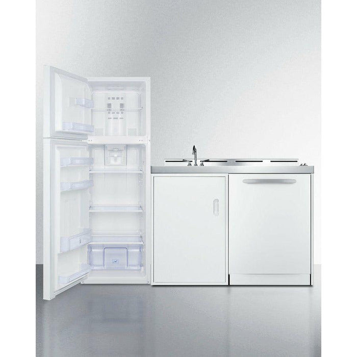 Summit 71 in. Wide All-In-One Kitchenette with Dishwasher - ACKDW72