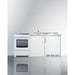 Summit 72 in. Wide All-in-One Kitchenette with Electric Range - ACK72ELSTW