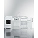 Summit Kitchenettes Summit 72" Wide All-in-One Kitchenette with Electric Coil Range - ACK72COILW