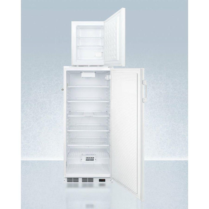 Summit Accucold 24 In. 12.1 Cu. ft. All Refrigerator Stacked with Compact FS30LPRO Freezer - FFAR10-FS30LSTACKPRO