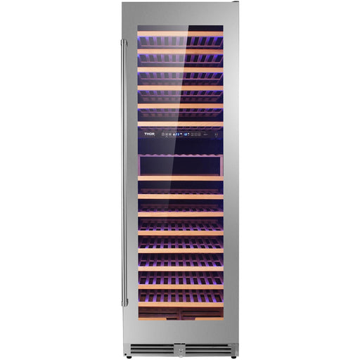 Thor Kitchen Wine Coolers Thor Kitchen 24 in. 162 Bottle Dual Zone Wine Cooler TWC2403DI