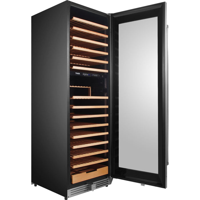 Thor Kitchen Wine Coolers Thor Kitchen 24 in. 162 Bottle Dual Zone Wine Cooler TWC2403DI