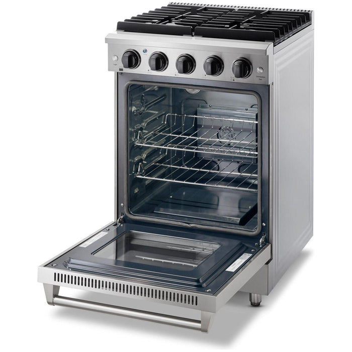 Thor Kitchen 24 in. Professional Gas Range in Stainless Steel LRG2401U