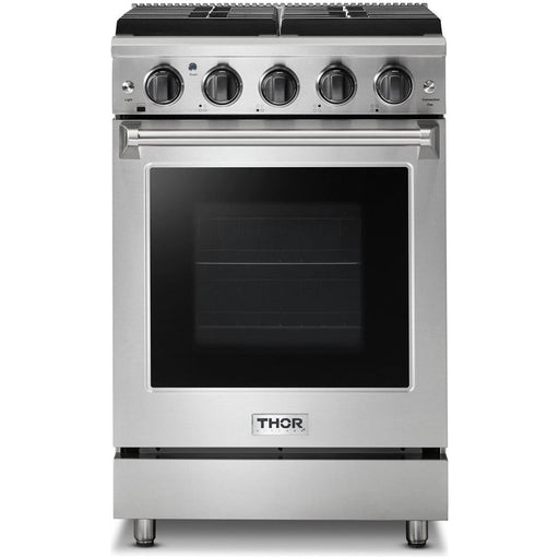 Thor Kitchen 24 in. Propane Gas Range, Range Hood Appliance Package