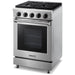 Thor Kitchen 24 in. Propane Gas Range, Range Hood Appliance Package