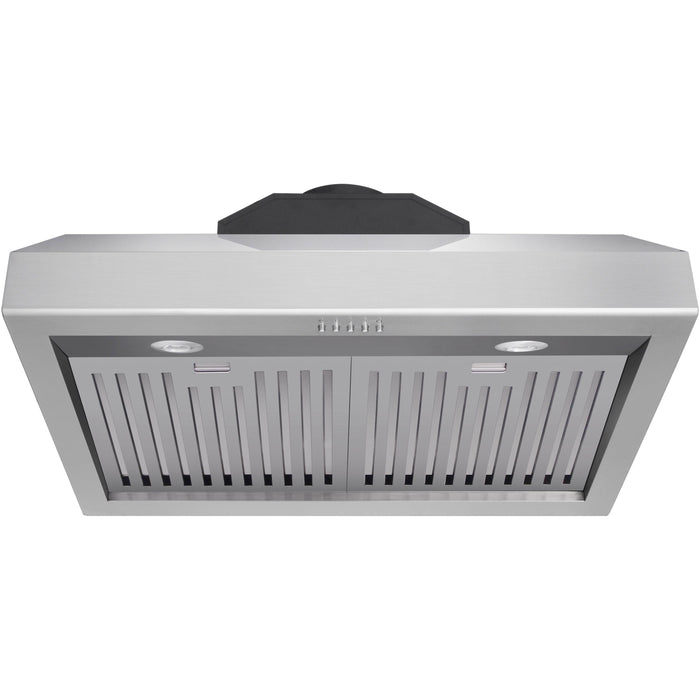 Thor Kitchen 30 in. 1000 CFM Under Cabinet LED Range Hood in Stainless Steel TRH3006