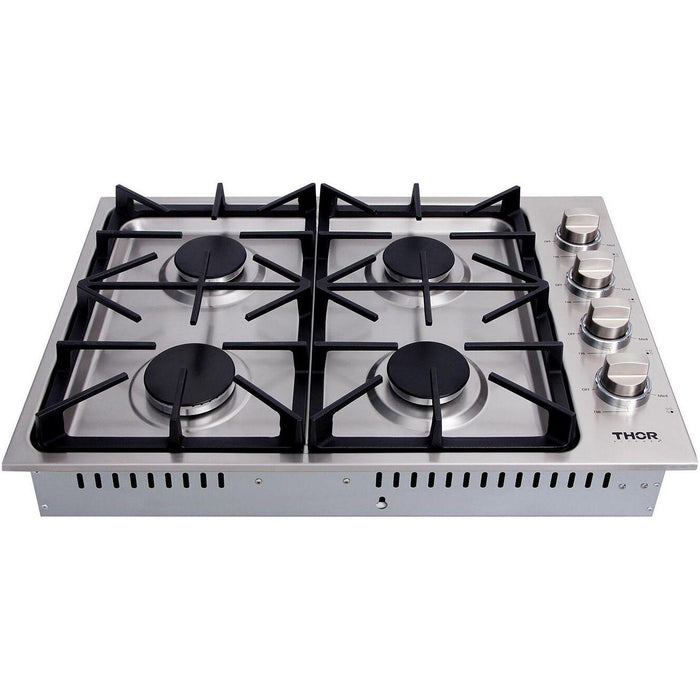 Thor Kitchen 30 in. Drop-in Propane Gas Cooktop in Stainless Steel TGC3001LP