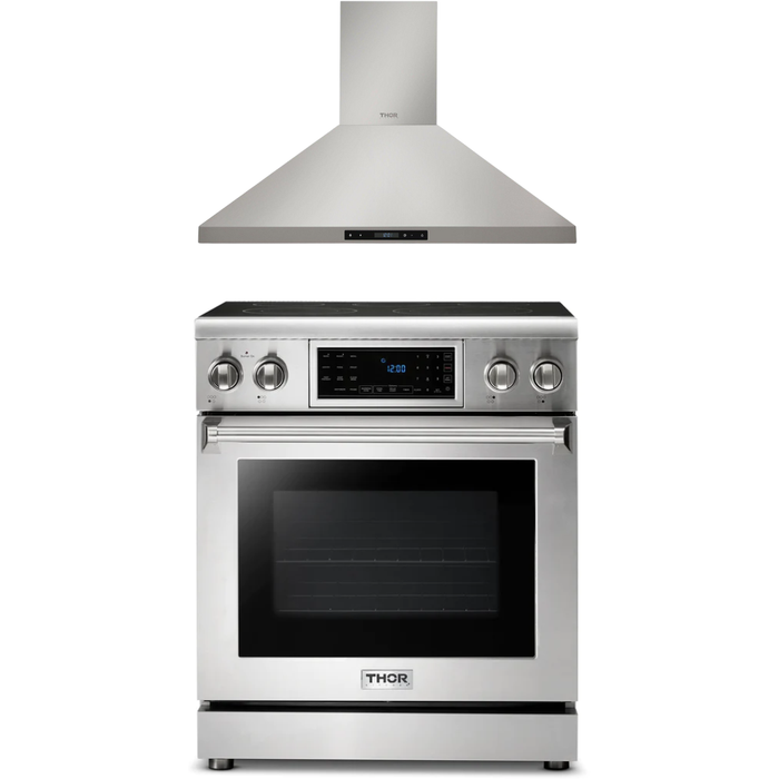 Thor Kitchen 30 In. Electric Range, Range Hood Appliance Package