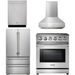 Thor Kitchen 30 In. Electric Range, Range Hood, Refrigerator, Dishwasher Appliance Package