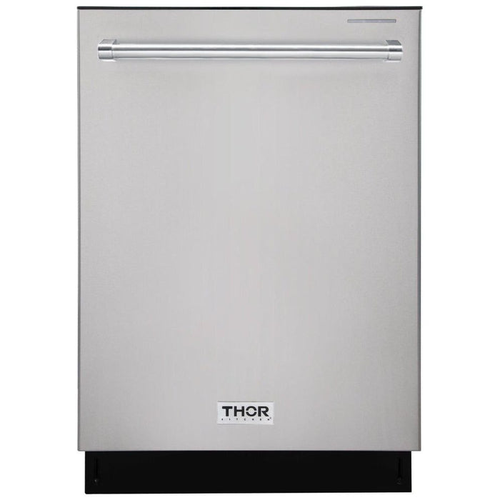 Thor Kitchen Kitchen Appliance Packages Thor Kitchen 30 In. Gas Burner/Electric Oven Range, Refrigerator with Water and Ice Dispenser, Dishwasher Appliance Package