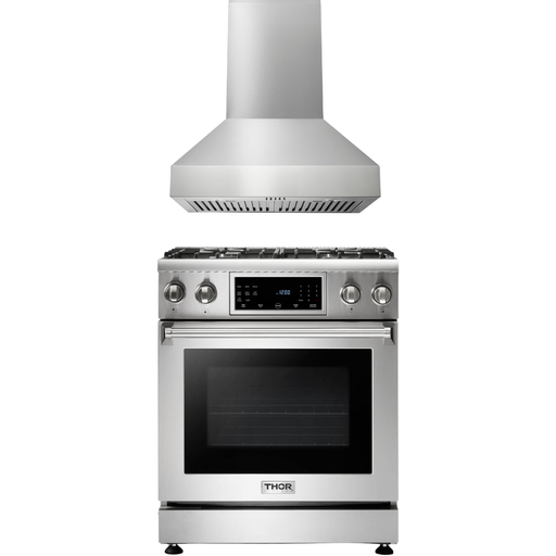 Thor Kitchen 30 In. Gas Range, Range Hood Appliance Package