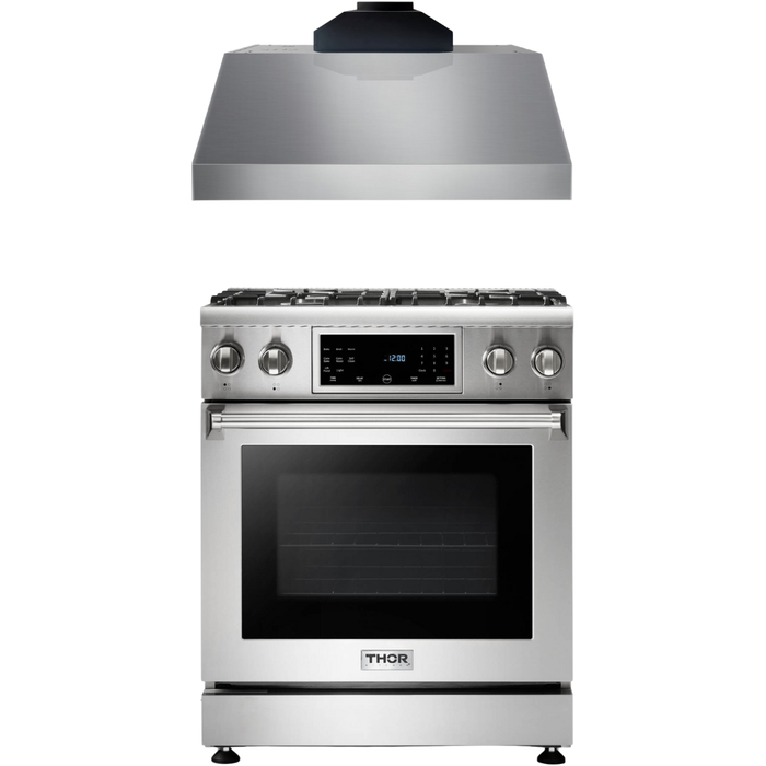 Thor Kitchen 30 In. Gas Range, Range Hood Appliance Package