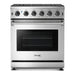 Thor Kitchen 30 In. Gas Range, Range Hood, Refrigerator with Water and Ice Dispenser, Dishwasher Appliance Package