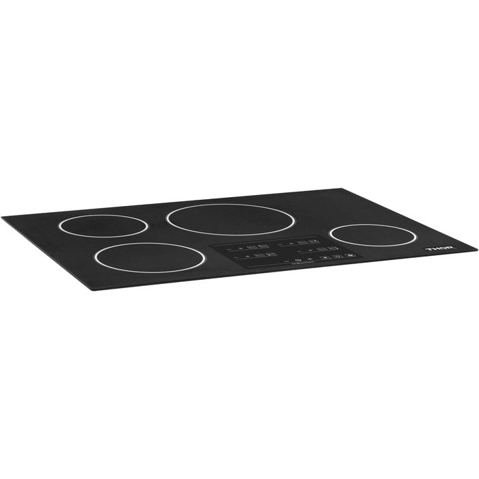 Thor Kitchen 30 in. Glass Induction Cooktop in Black with 4 Elements TEC3001iC1