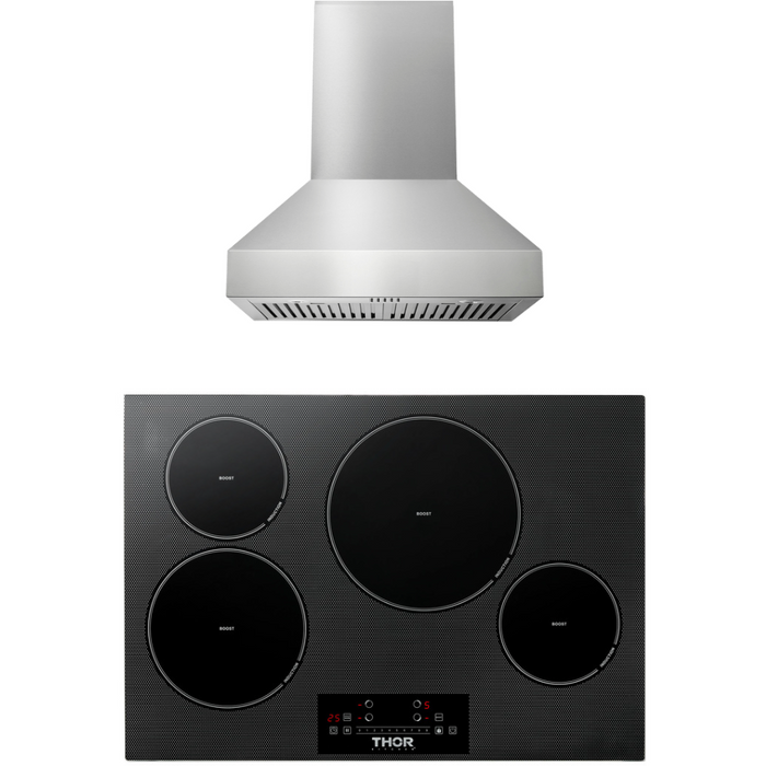 Thor Kitchen 30 In. Induction Cooktop, Range Hood Appliance Package