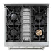 Thor Kitchen 30 In. Natural Gas Range, Range Hood, Refrigerator, Dishwasher Appliance Package