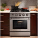 Thor Kitchen Kitchen Appliance Packages Thor Kitchen 30 In. Professional Natural Gas Range, Range Hood Appliance Package, AP-HRG3080U-W