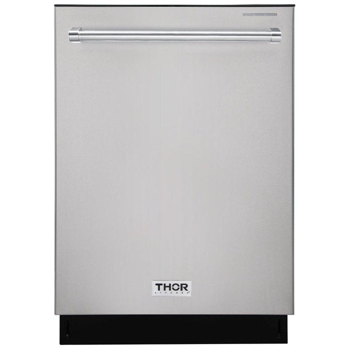Thor Kitchen Kitchen Appliance Packages Thor Kitchen 30 In. Propane Gas Burner/Electric Oven Range, Refrigerator with Water and Ice Dispenser, Dishwasher Appliance Package