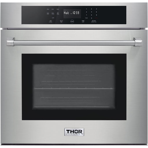 Thor Kitchen Kitchen Appliance Packages Thor Kitchen 30 in. Wall Oven, 36 In. Cooktop, Range Hood, Refrigerator with Water and Ice Dispenser, Dishwasher Appliance Package