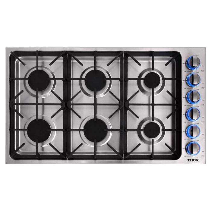 Thor Kitchen Kitchen Appliance Packages Thor Kitchen 30 in. Wall Oven, 36 In. Drop-in Cooktop, Range Hood Appliance Package