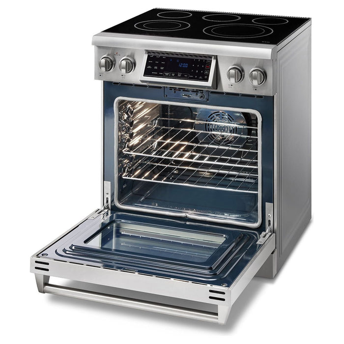 Thor Kitchen Ranges Thor Kitchen 30 Inch Air Fry and Self-Clean Professional Electric Range, TRE3001