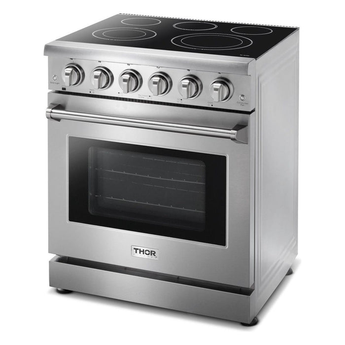 Thor Kitchen Kitchen Appliance Packages Thor Kitchen 30 Inch Electric Range and Range Hood Appliance Package