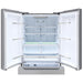 Thor Kitchen Refrigerators Thor Kitchen 36" 22.50 Cu. Ft. French Door Refrigerator in Stainless Steel HRF3602