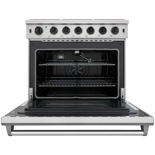 Thor Kitchen 36 in. 6.0 Cu. Ft Professional Natural Gas Range in Stainless Steel LRG3601U