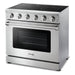 Thor Kitchen Kitchen Appliance Packages Thor Kitchen 36 In. Electric Range and Range Hood Appliance Package