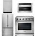 Thor Kitchen Kitchen Appliance Packages Thor Kitchen 36 In. Electric Range, Microwave Drawer, Refrigerator, Dishwasher Appliance Package