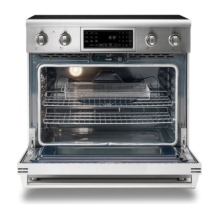 Thor Kitchen 36 In. Electric Range, Range Hood Appliance Package