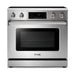 Thor Kitchen 36 In. Electric Range, Range Hood, Microwave Drawer, Refrigerator, Dishwasher Appliance Package