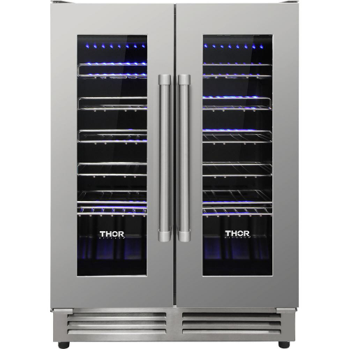 Thor Kitchen Kitchen Appliance Packages Thor Kitchen 36 In. Electric Range, Range Hood, Microwave Drawer, Refrigerator, Dishwasher, Wine Cooler Appliance Package