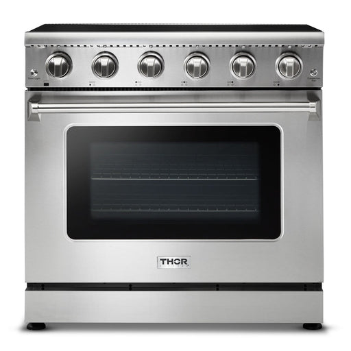 Thor Kitchen Kitchen Appliance Packages Thor Kitchen 36 In. Electric Range, Refrigerator, Dishwasher Appliance Package