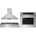 Thor Kitchen 36 In. Gas Cooktop, Range Hood, Wall Oven Appliance Package