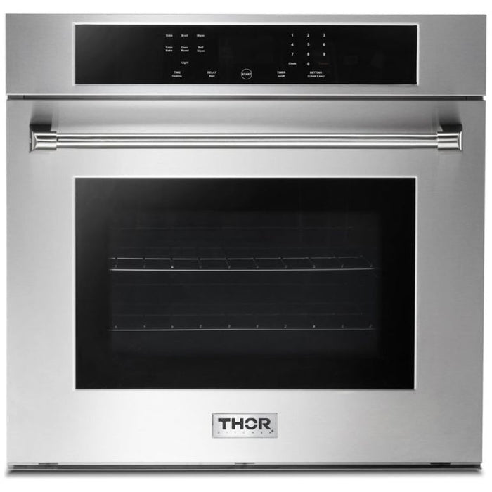 Thor Kitchen Kitchen Appliance Packages Thor Kitchen 36 In. Gas Cooktop, Range Hood, Wall Oven, Microwave Appliance Package