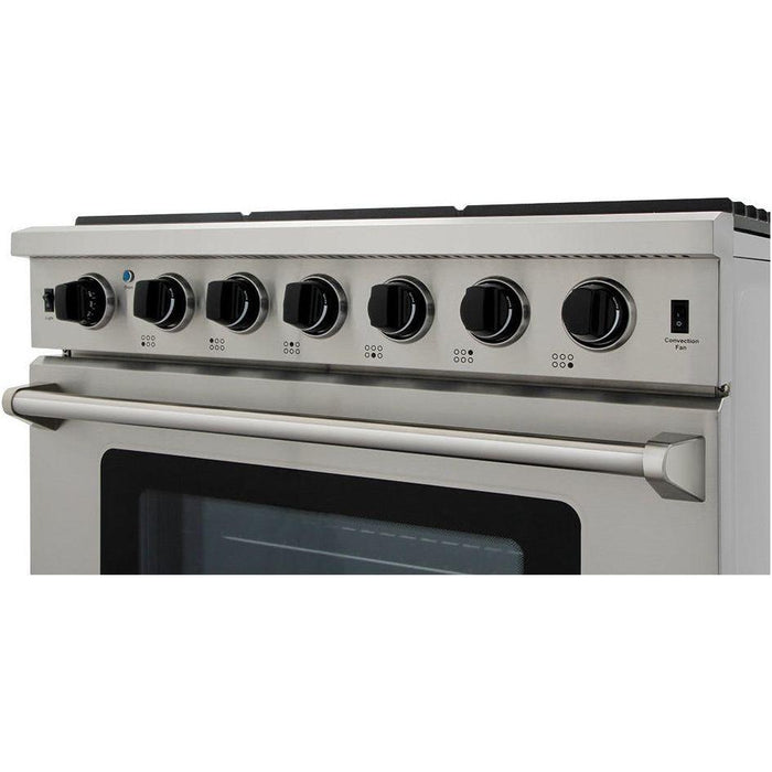 Thor Kitchen 36 in. Gas Range, 36 in. Range Hood Appliance Package