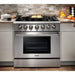 Thor Kitchen Kitchen Appliance Packages Thor Kitchen 36 In. Gas Range and Range Hood Appliance Package