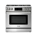 Thor Kitchen 36 In. Gas Range, Range Hood Appliance Package