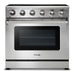 Thor Kitchen 36 in. Professional Electric Range in Stainless Steel HRE3601