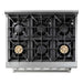 Thor Kitchen Kitchen Appliance Packages Thor Kitchen 36 In. Propane Gas Range and Range Hood Appliance Package