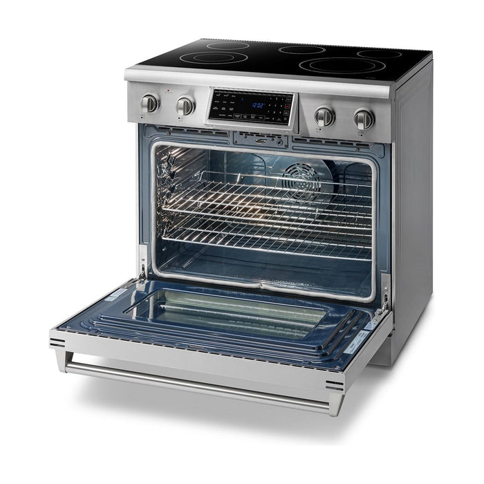 Thor Kitchen Ranges Thor Kitchen 36 Inch Air Fry and Self-Clean Professional Electric Range TRE3601